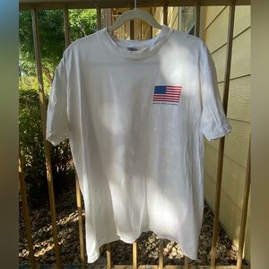 Vintage 90s USA flag Oneita Power-T T-shirt